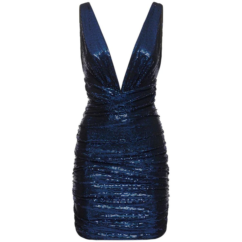 Alexandre Vauthier - Sequinned V-neck Mini Dress - FR 40